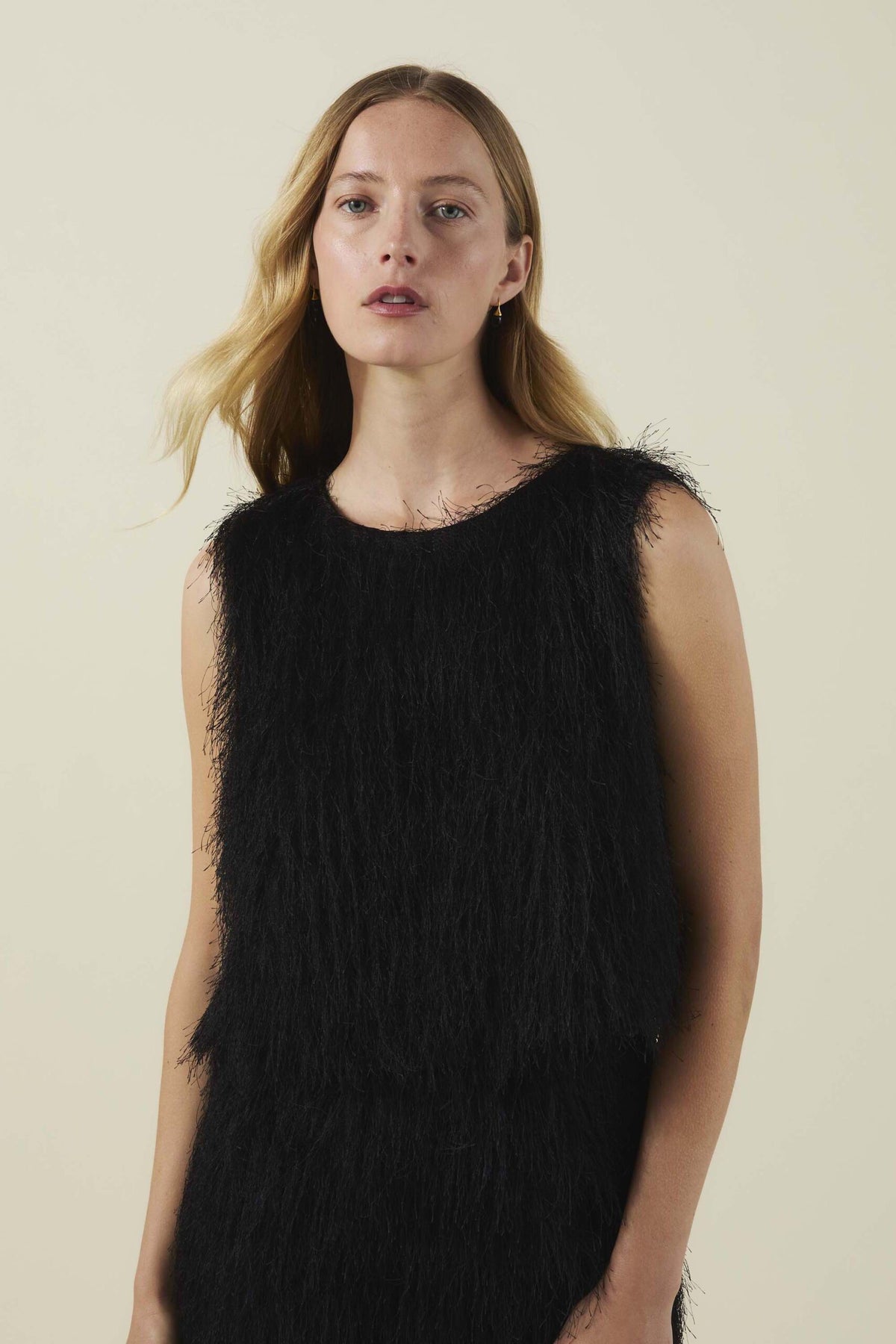 Velvet by Graham and Spencer Melanie Eyelash Knit Top