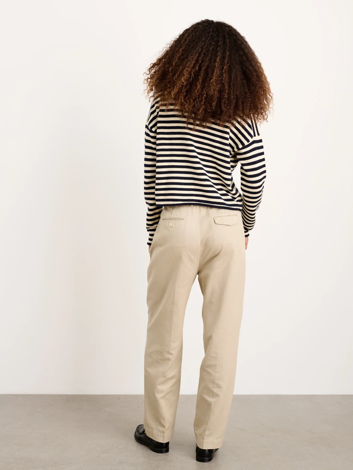 Alex Mill Taylor Striped Cardigan in Cotton Cashmere
