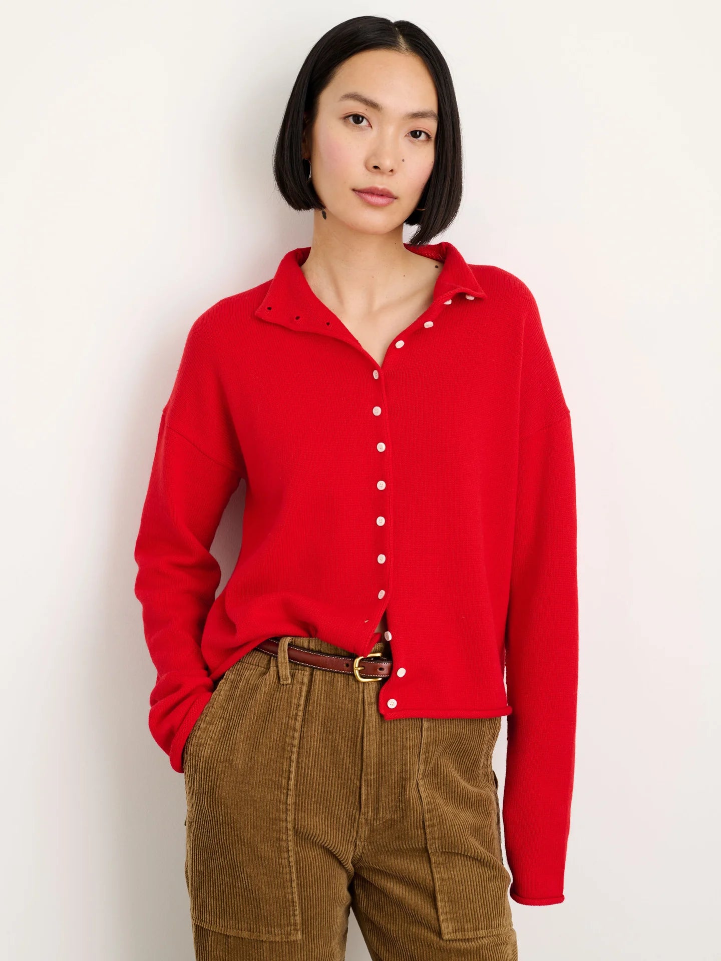 Alex Mill Taylor Cardigan in Cotton Cashmere