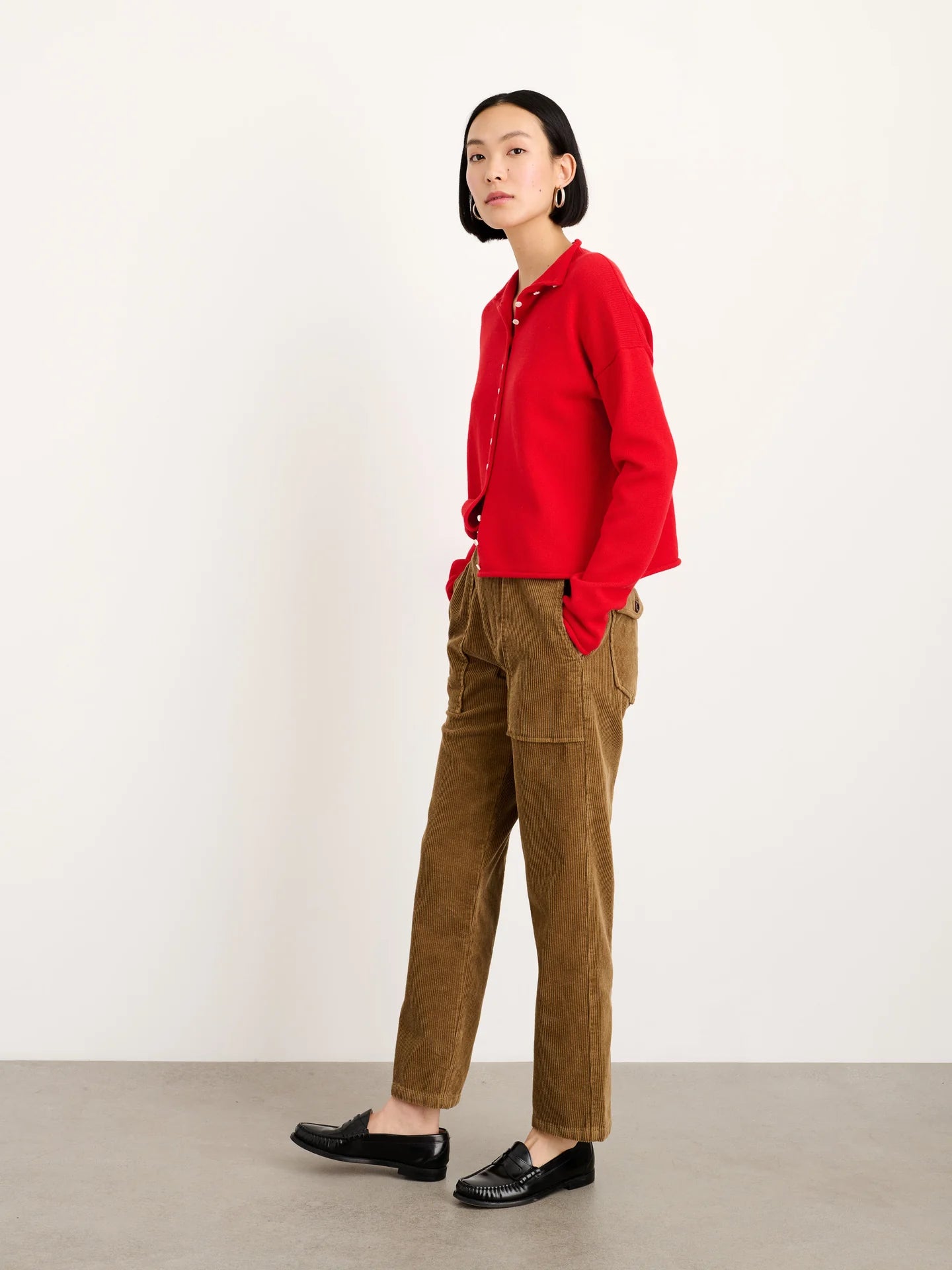 Alex Mill Taylor Cardigan in Cotton Cashmere