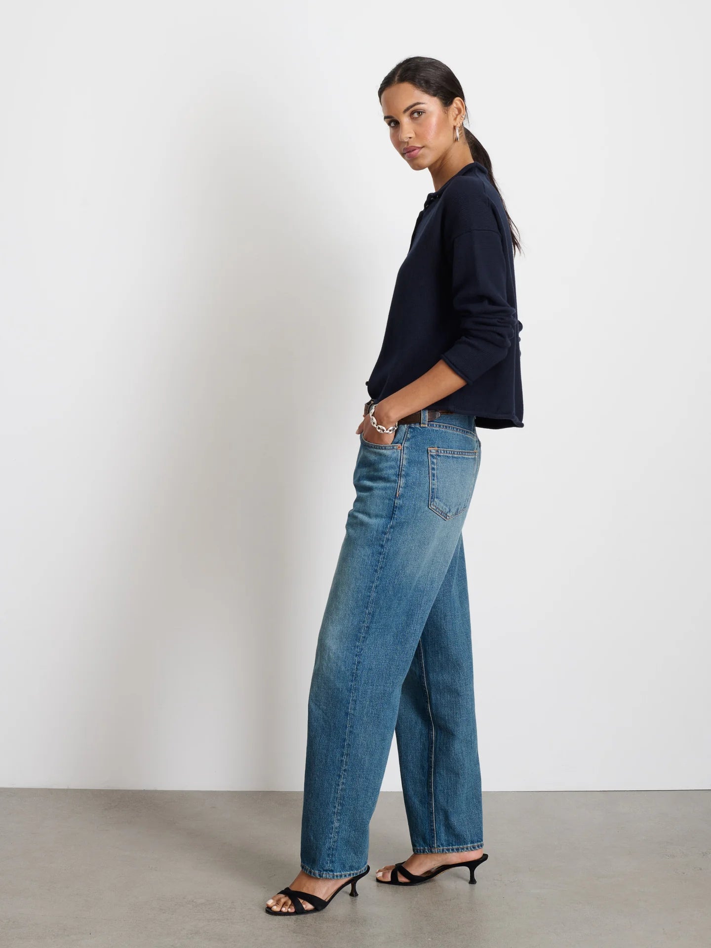 Alex Mill Taylor Cardigan in Cotton Cashmere