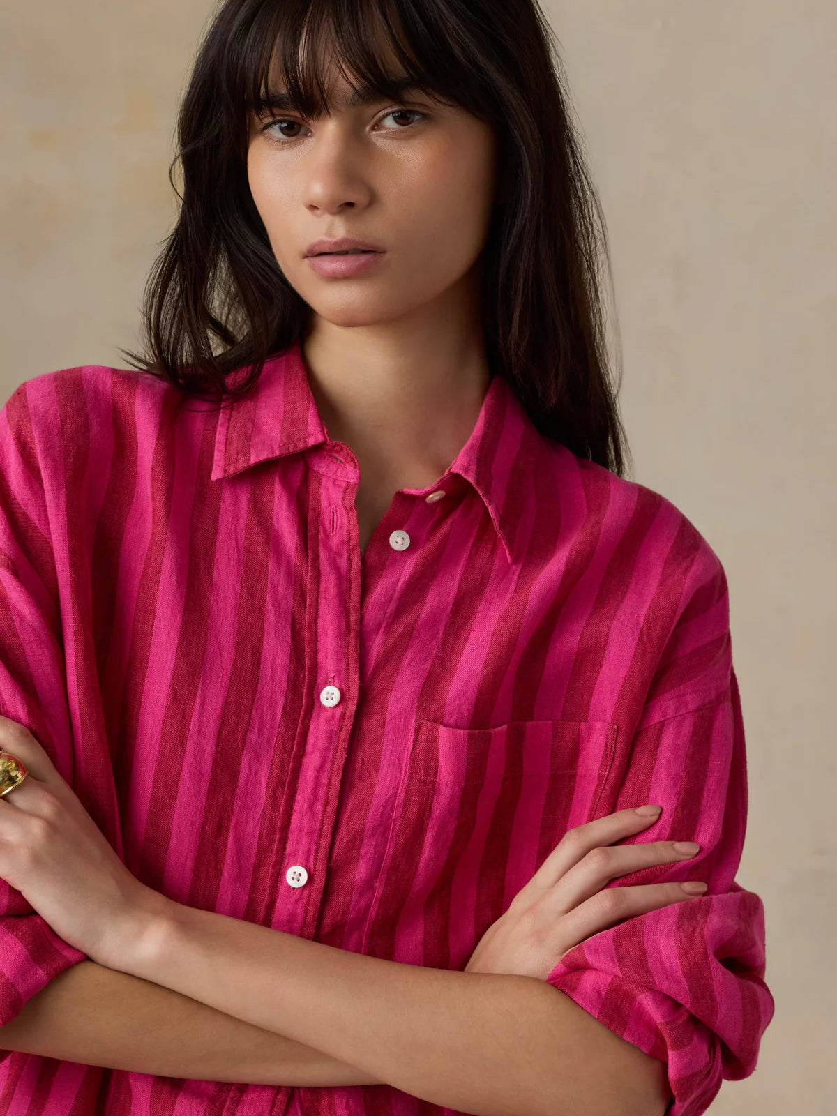 Faherty Laguna Linen Relaxed Shirt