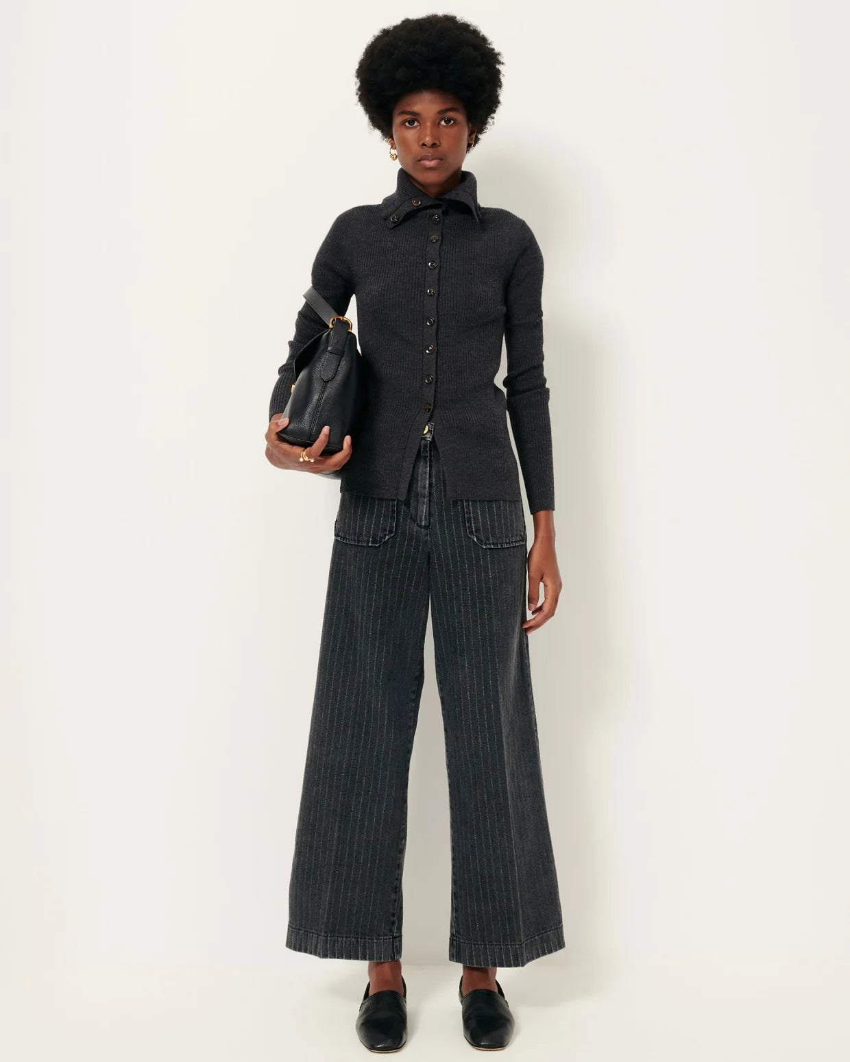 Sessùn Shimoteka Roll-neck Cardigan 25109023