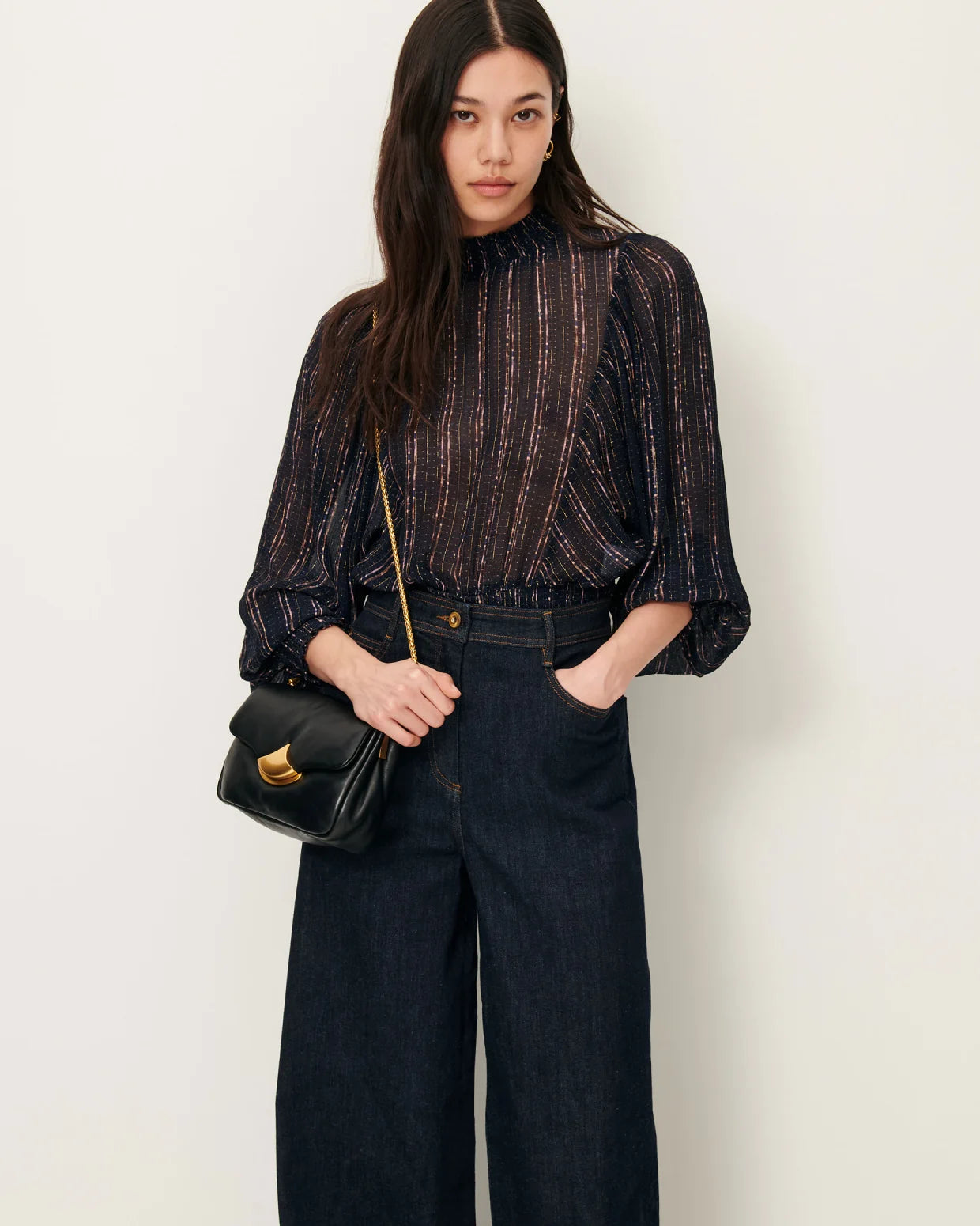 Sessùn Duchess Smocked Blouse 25110025