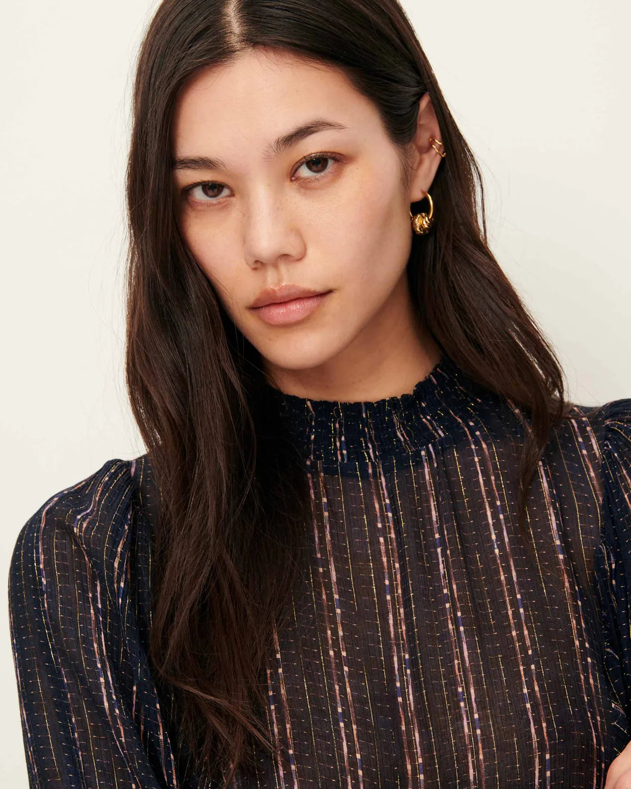 Sessùn Duchess Smocked Blouse 25110025