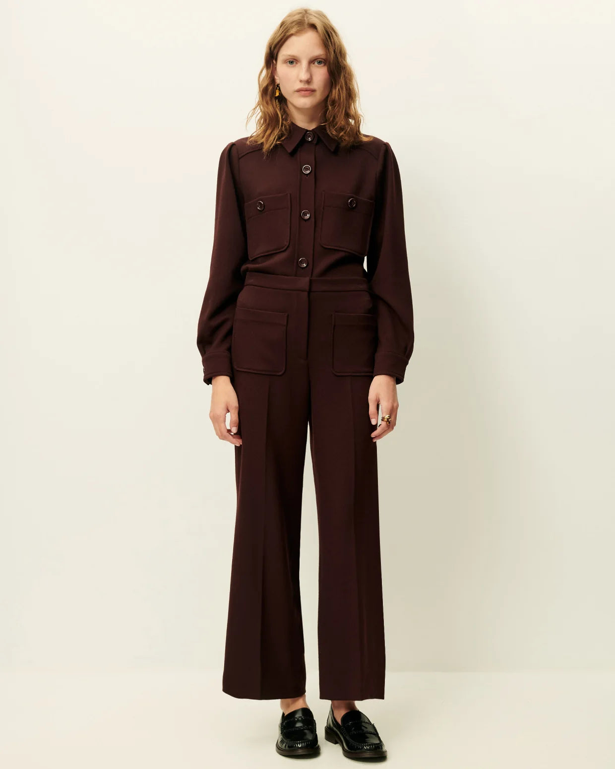 Sessùn Alberwool Straight Leg Pleated Pant
