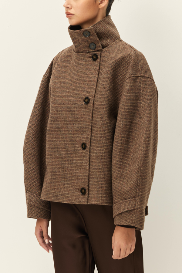 Elodie the Label Walker High Neck Short Coat