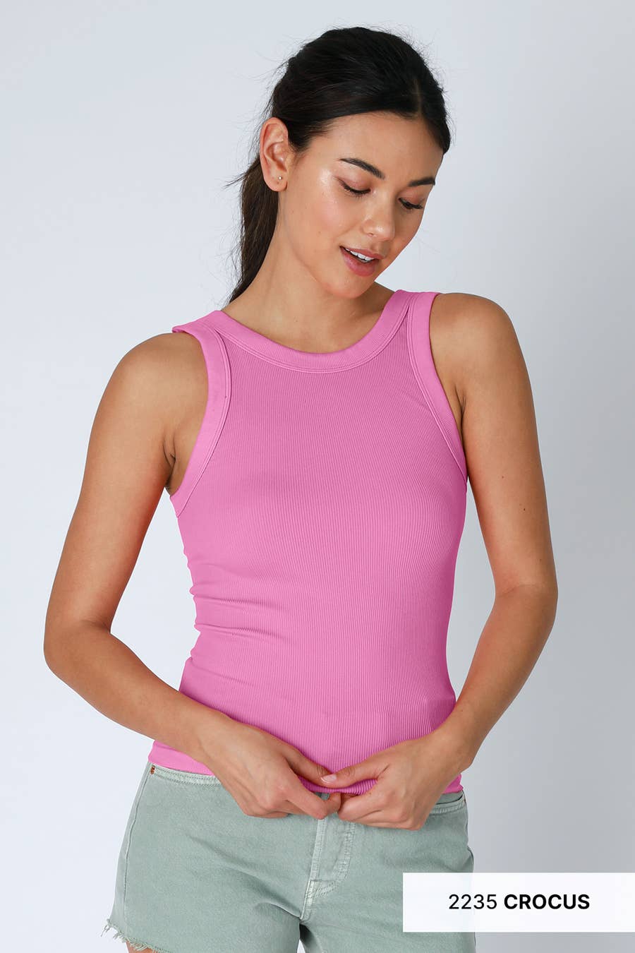 Nikibiki Reversible Ribbed Tank Top NS8216