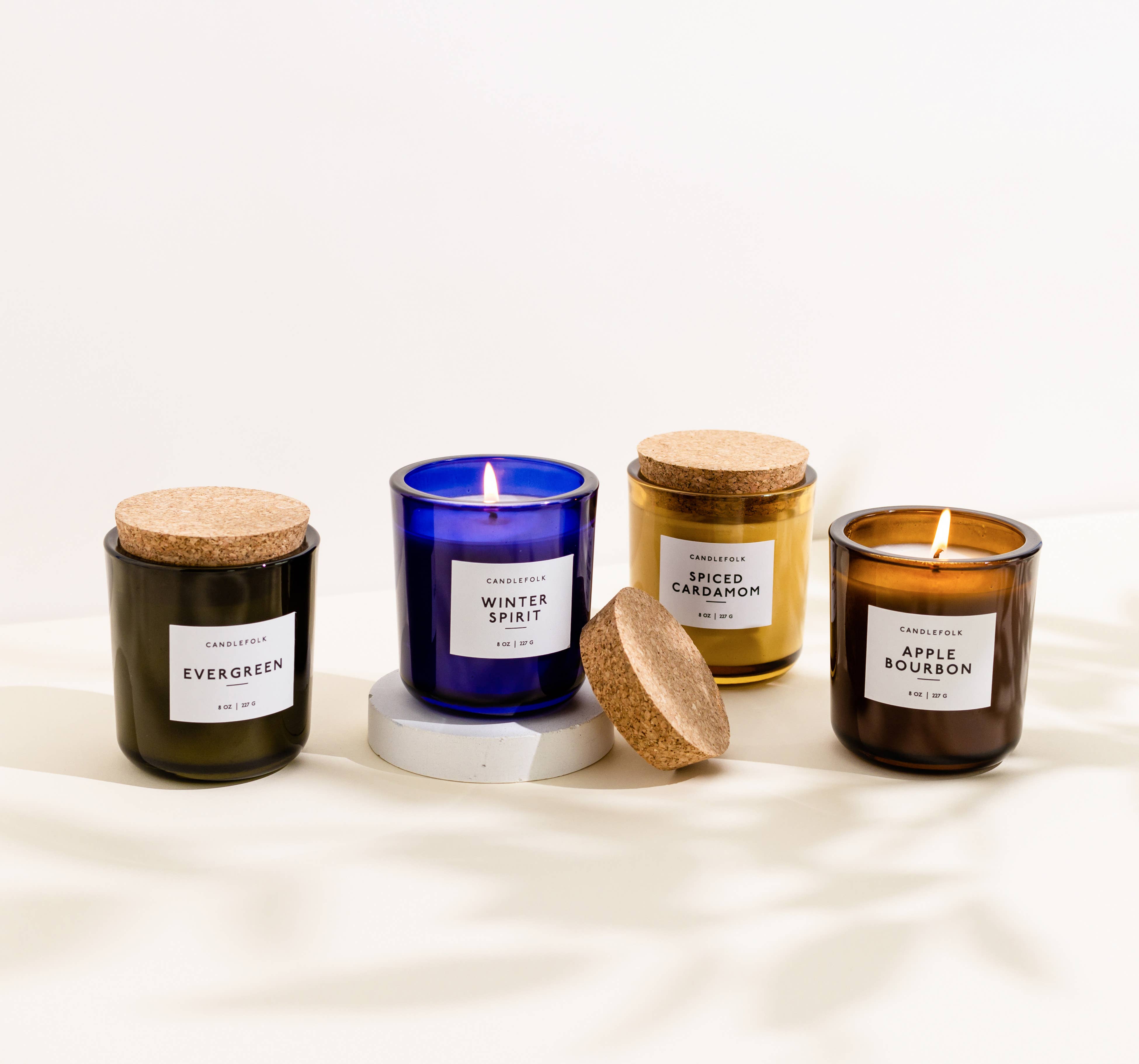 Candlefolk Evergreen Holiday Tumbler Candle