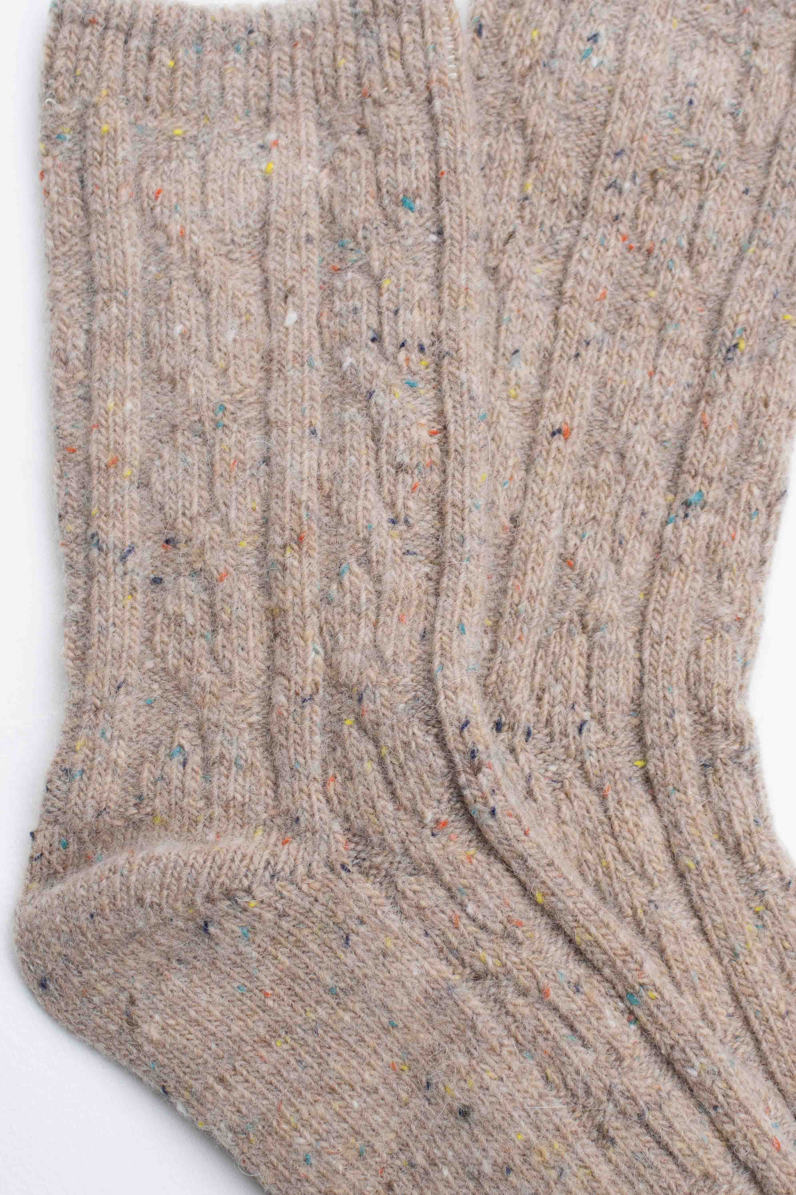 Tiepology Wool Blend Speckled Knit Socks