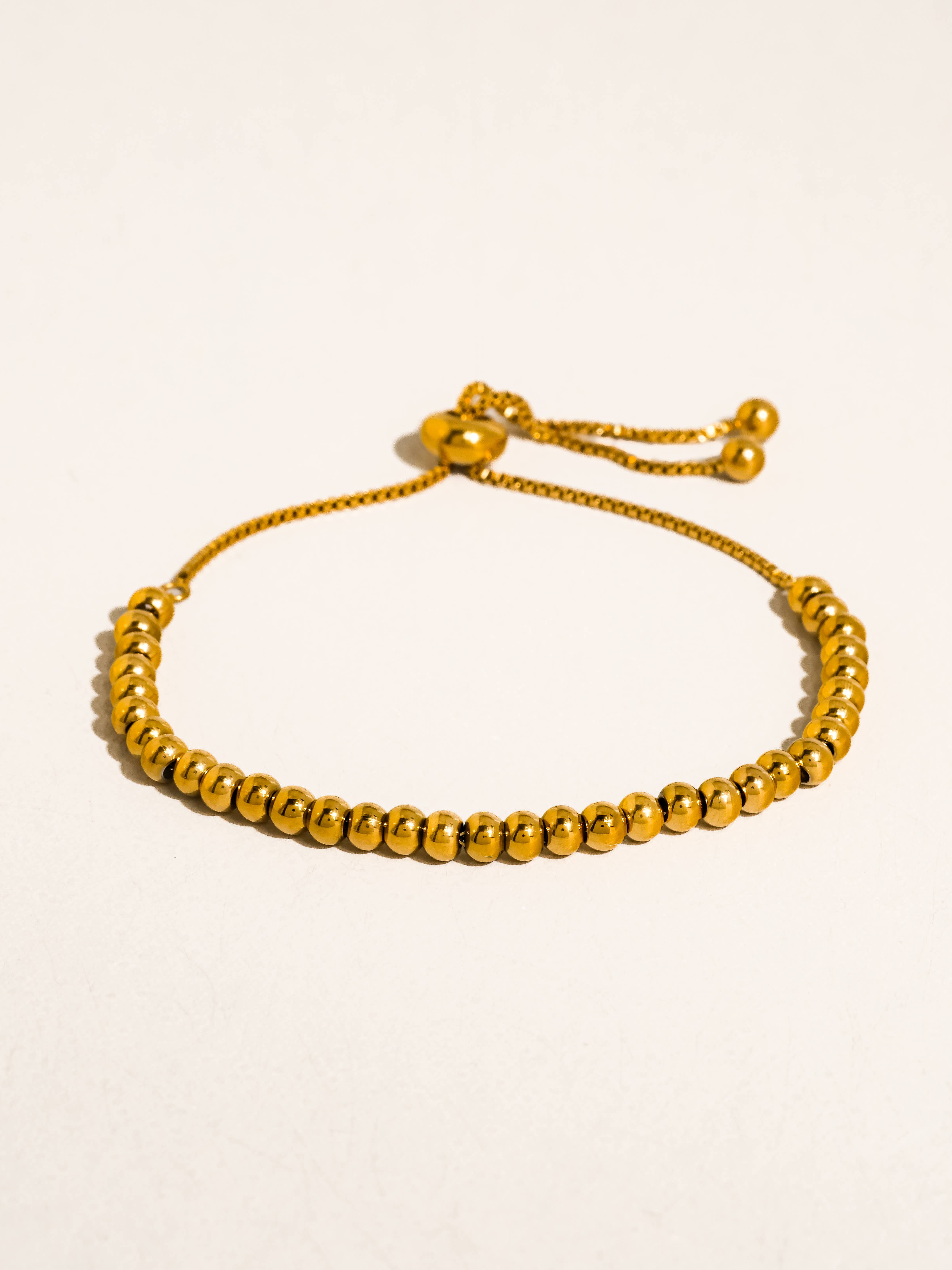 Flânerie Liliane 18K Gold Non-Tarnish Beaded Bracelet