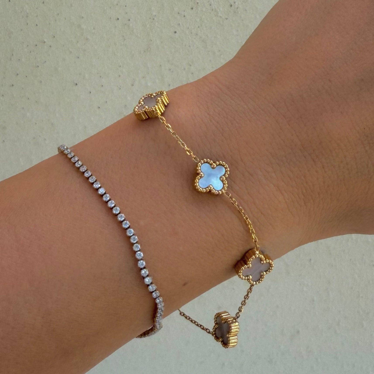 Nikki Smith Mini White Flora Bracelet