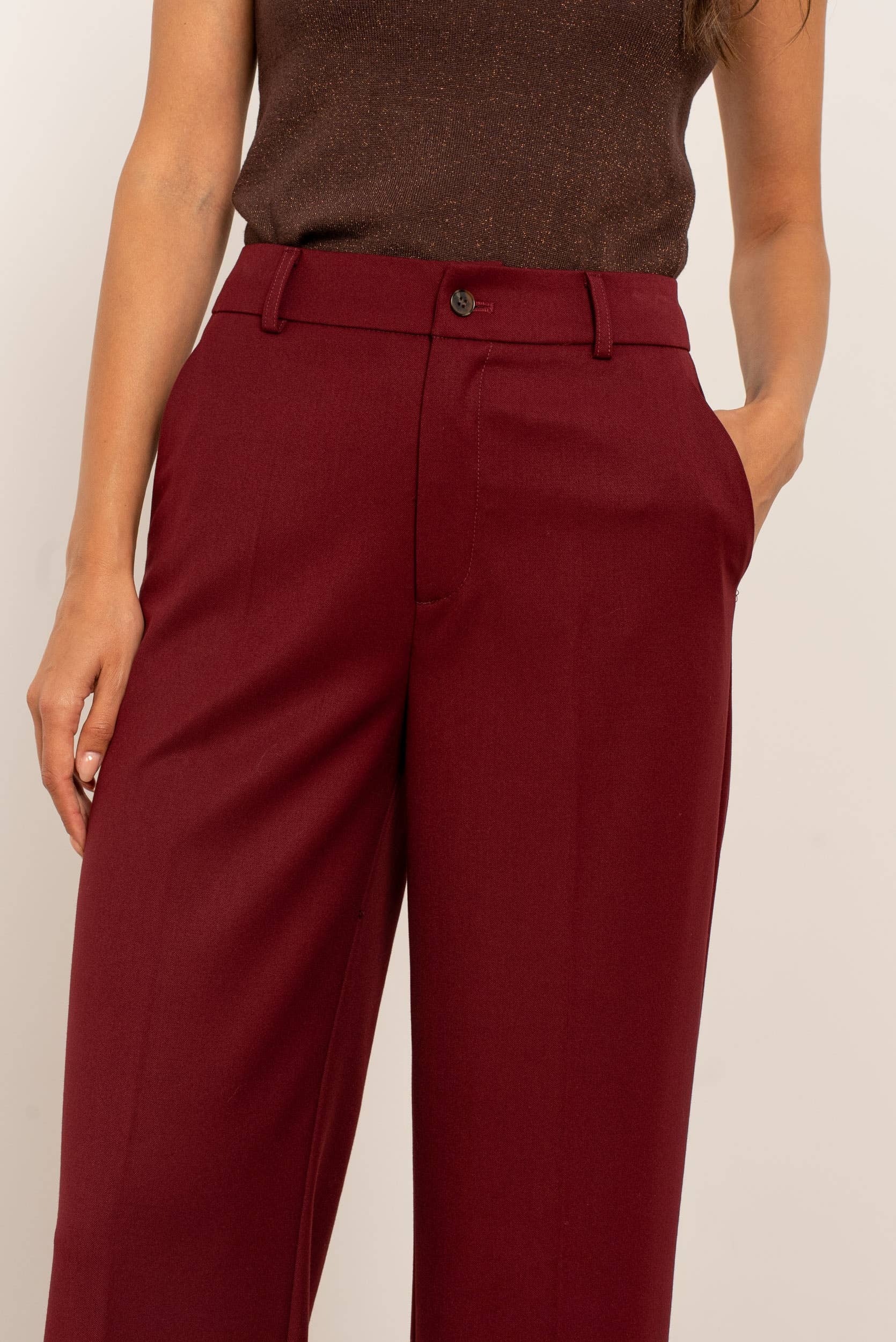 Carmine Paris Wide Leg Tailored Trouser P2523