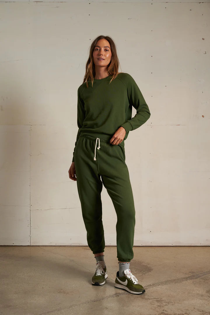 Perfect White Tee Janet Cotton Boxy Crewneck Sweater