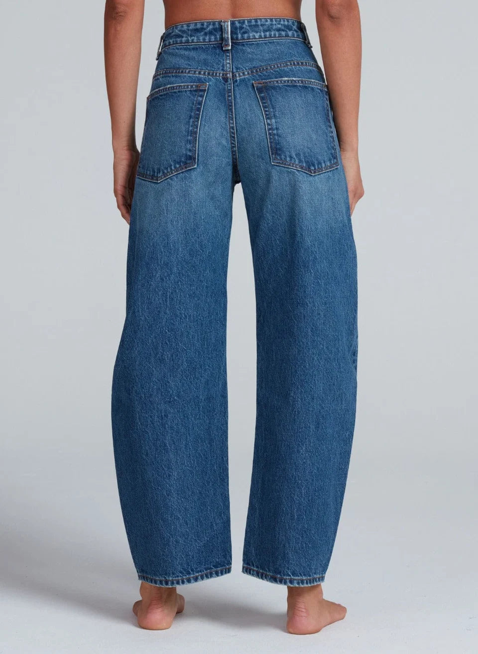 ASKKNY Twisted Barrel Jeans