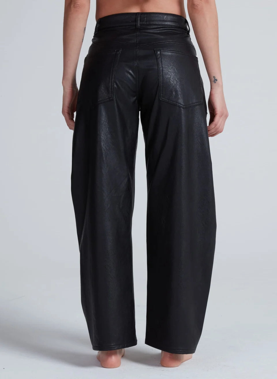 ASKKNY Vegan Leather Twisted Barrel