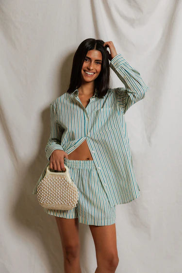 Perfect White Tee Avalon Poplin Button Down Tee