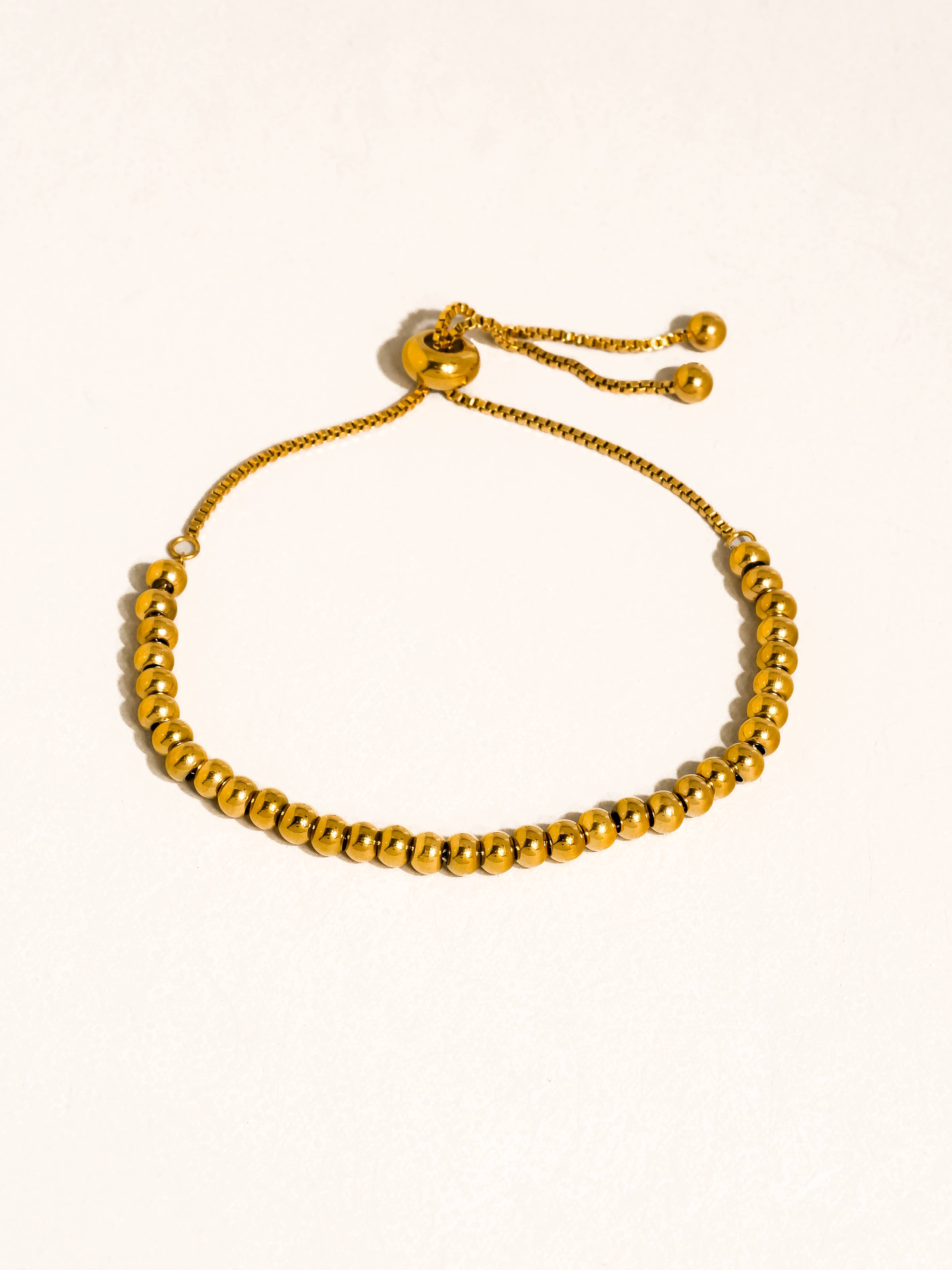 Flânerie Liliane 18K Gold Non-Tarnish Beaded Bracelet