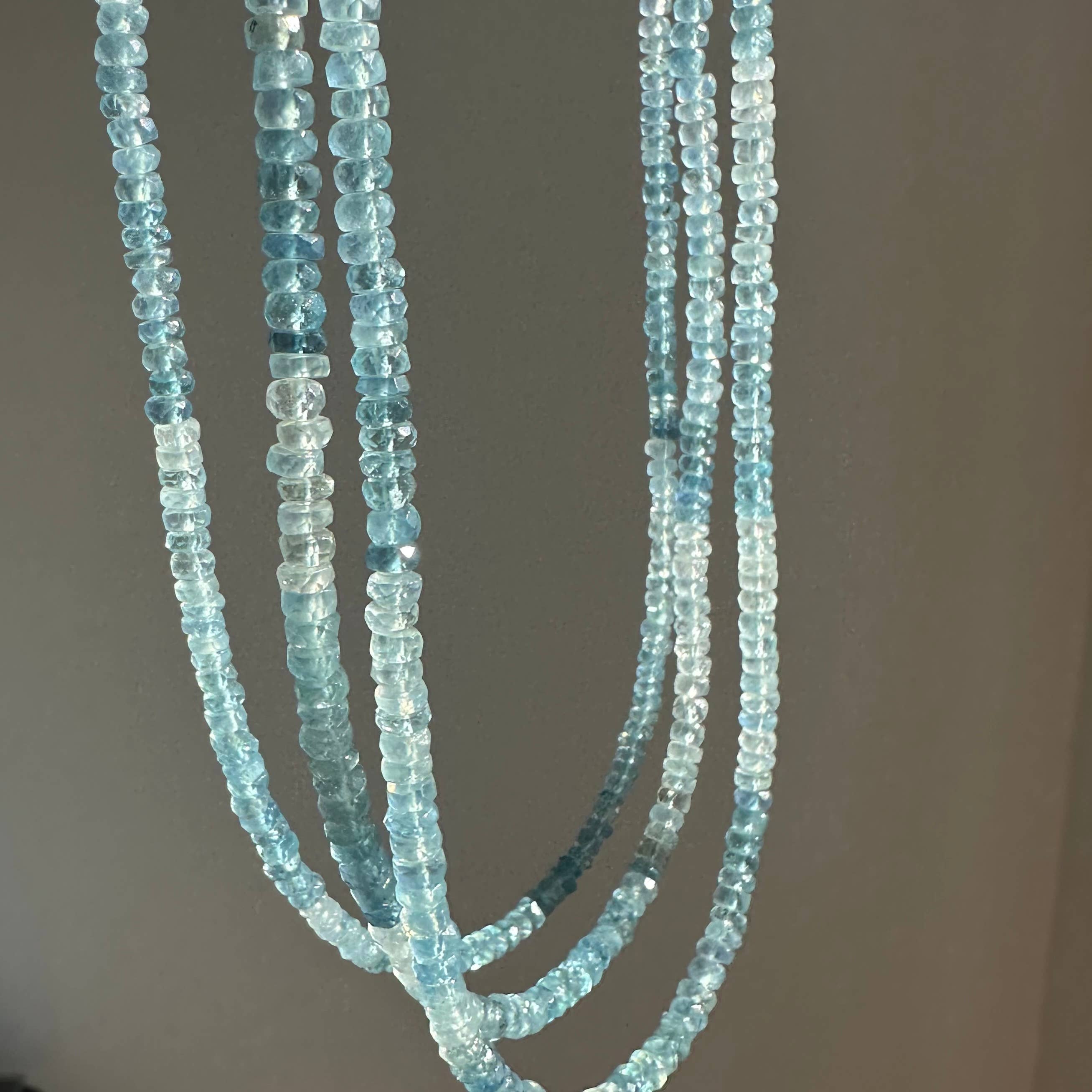 Anokhi Green Ombre Aquamarine Necklace NKB125