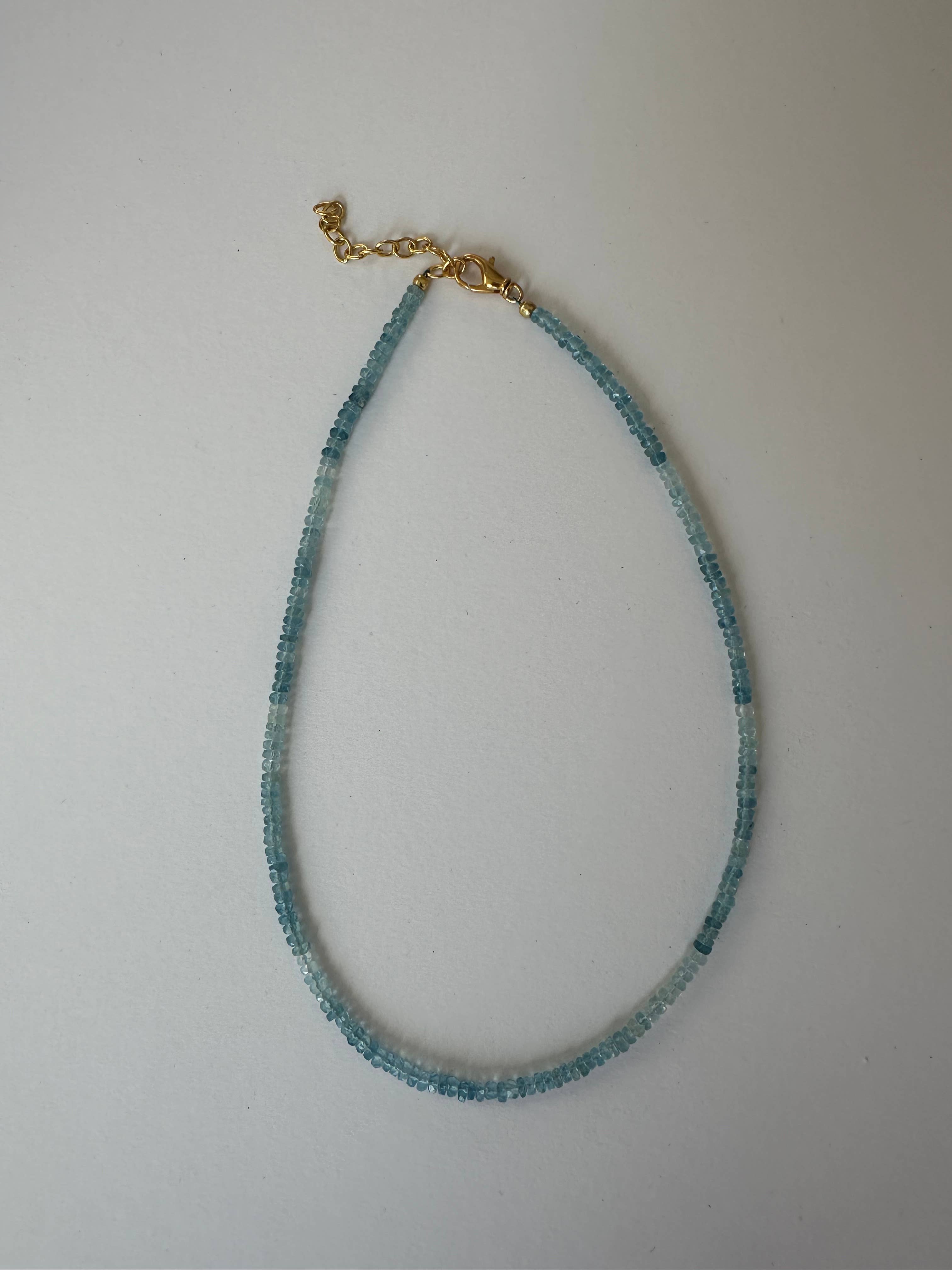Anokhi Green Ombre Aquamarine Necklace NKB125