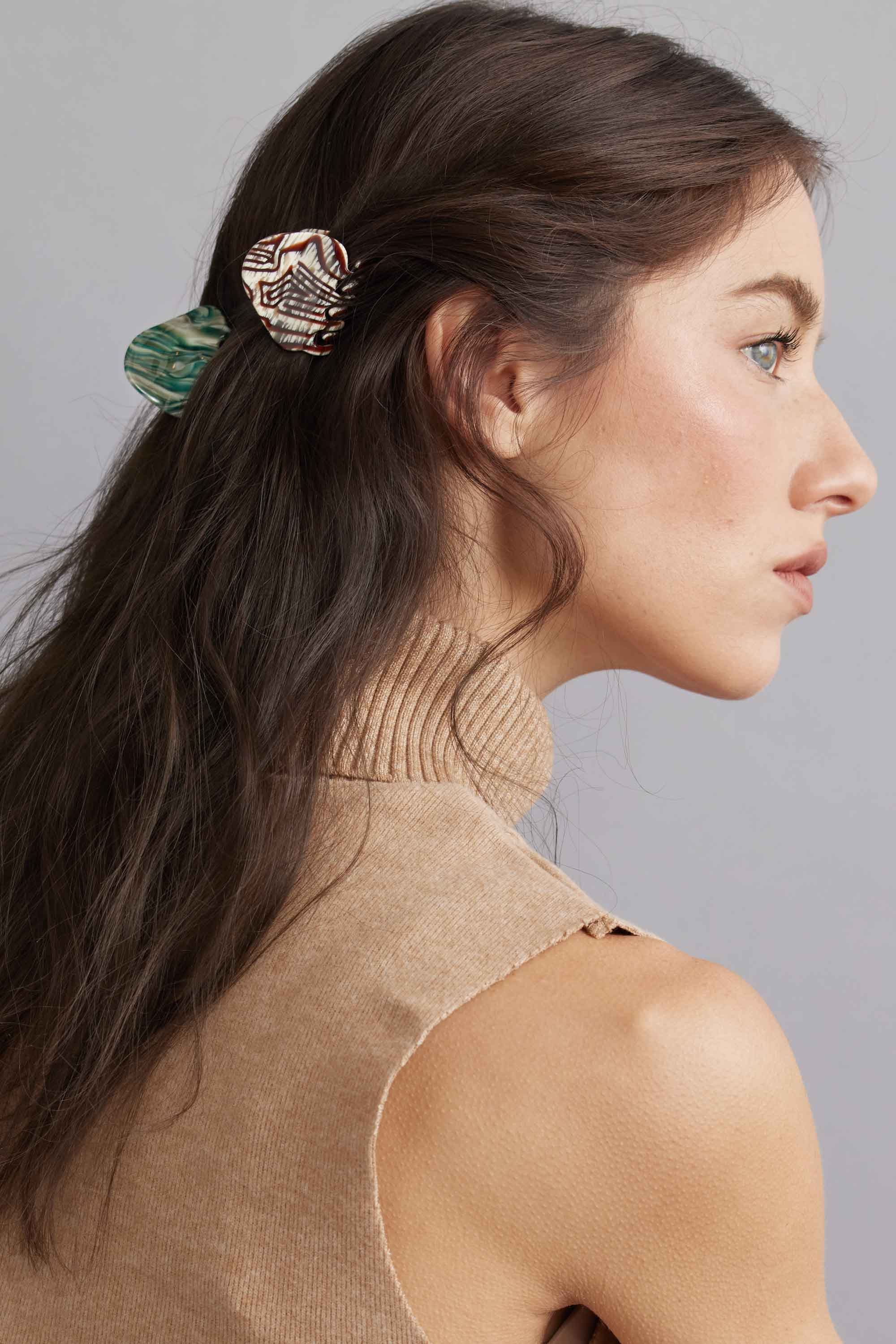 Tiepology Eco Gemstones Hair Claw Clip