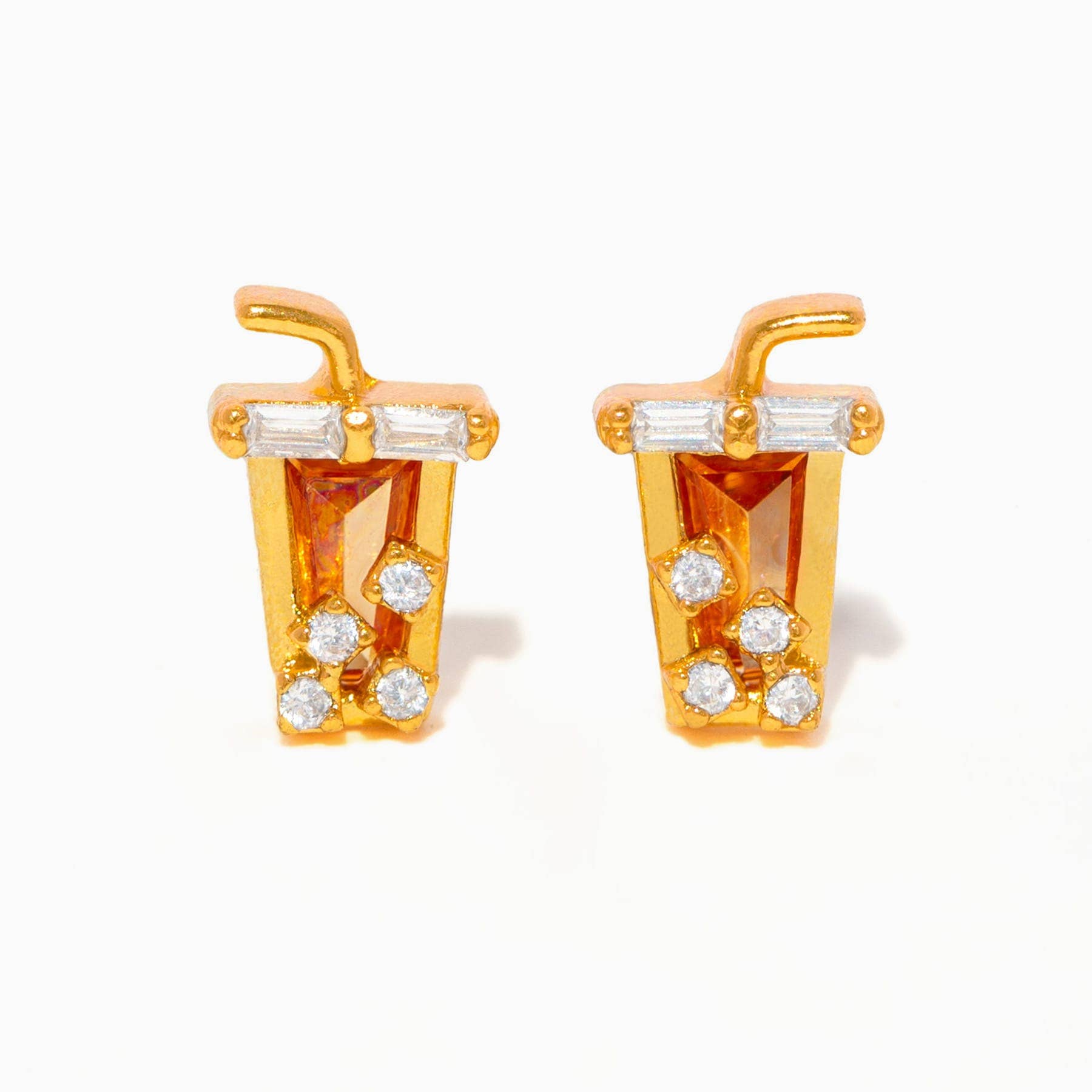 Girls Crew Iced Coffee Studs
