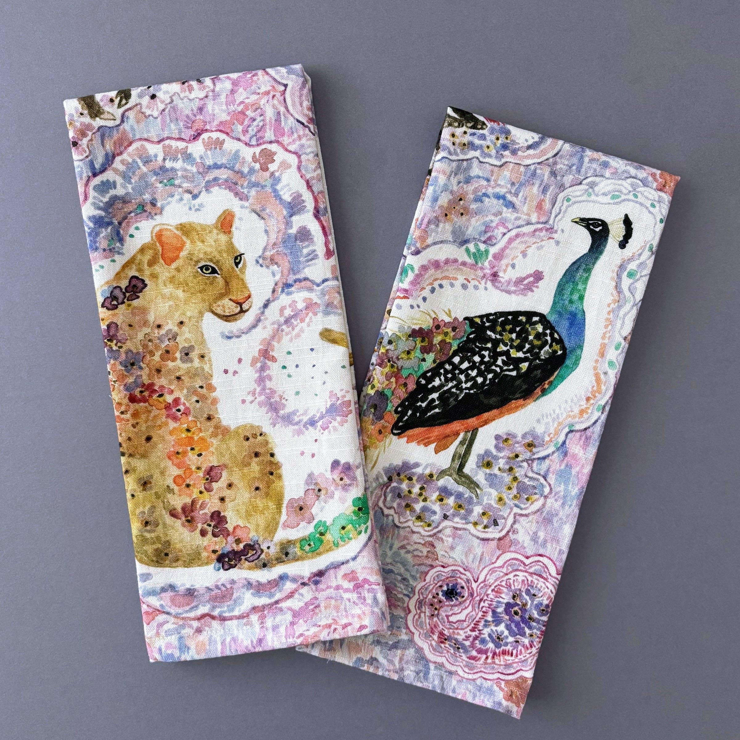 Betsy Olmsted Tea Towel- Menagerie