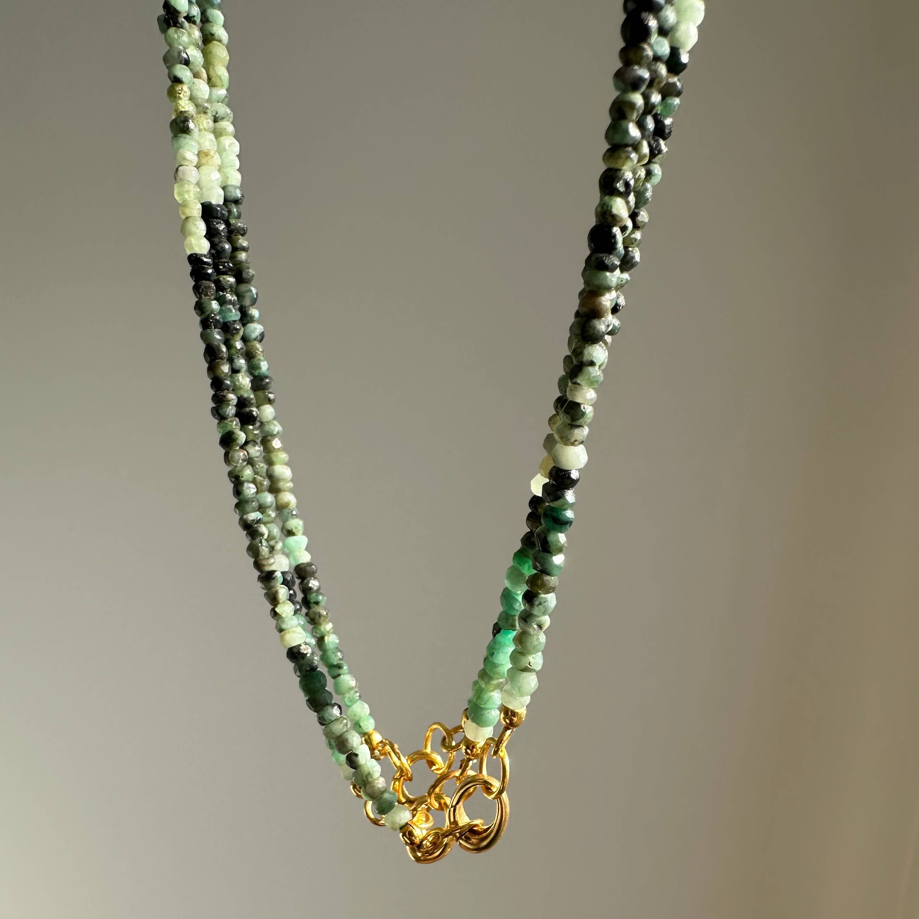 Anokhi Green Emerald Necklace NK16C11