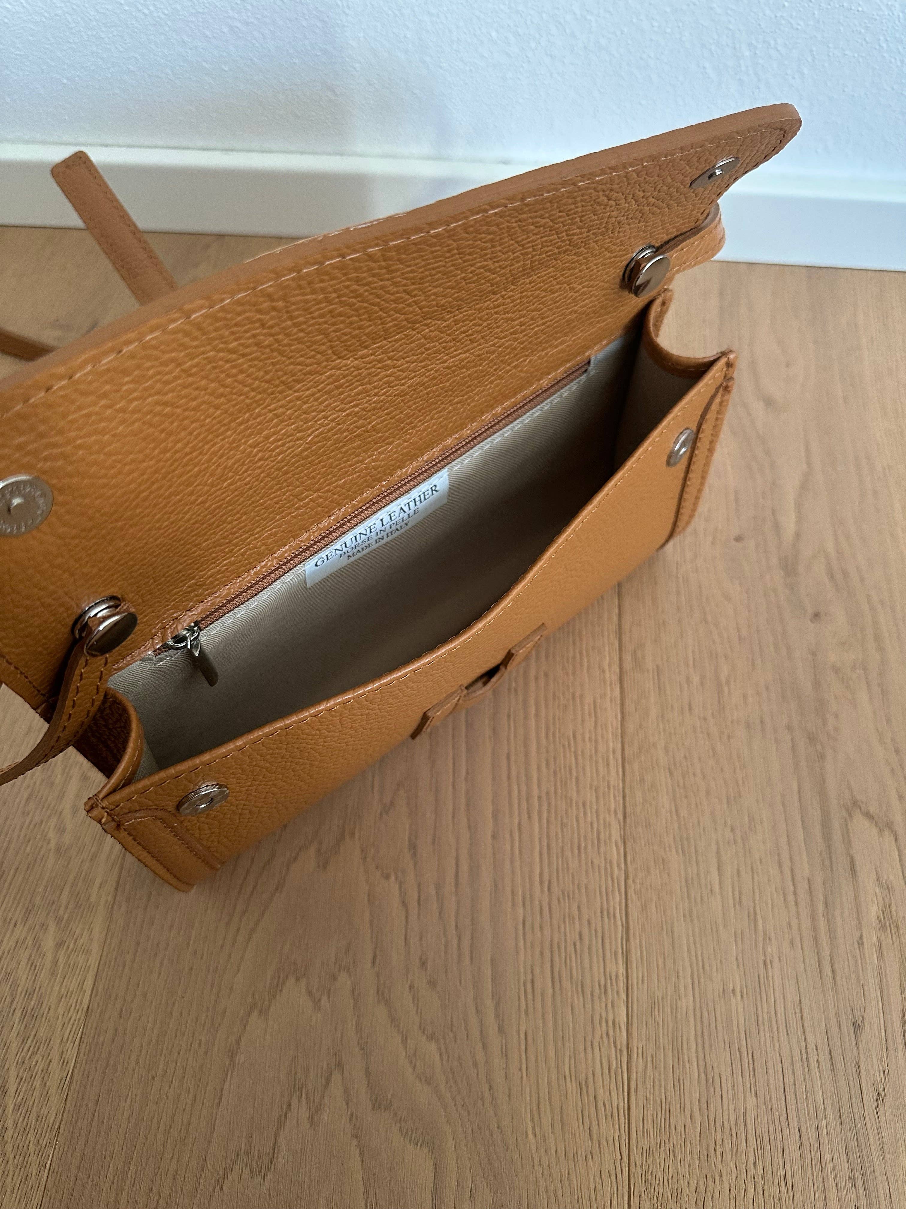 Italian Leather Collection Hannah Clutch