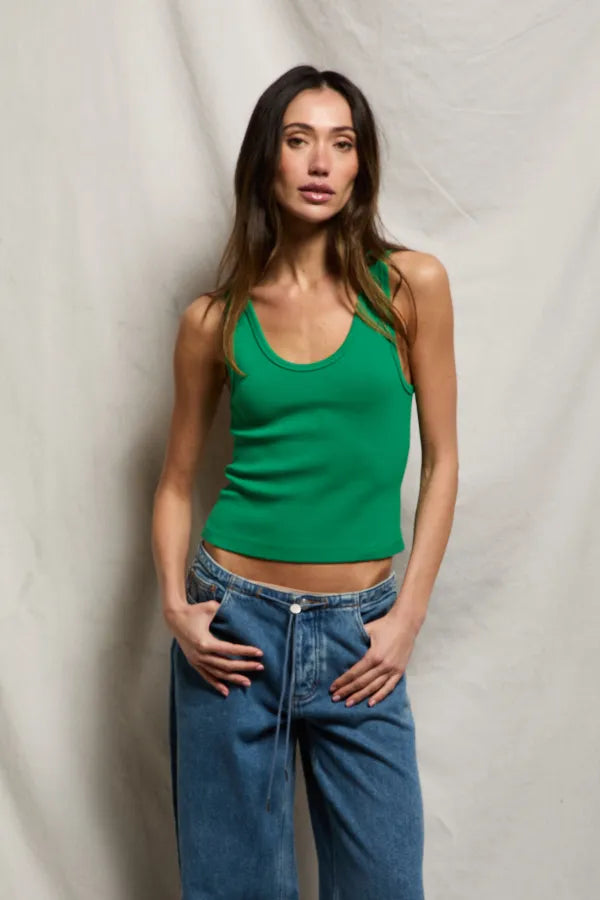 Perfect White Tee Blondie Tank