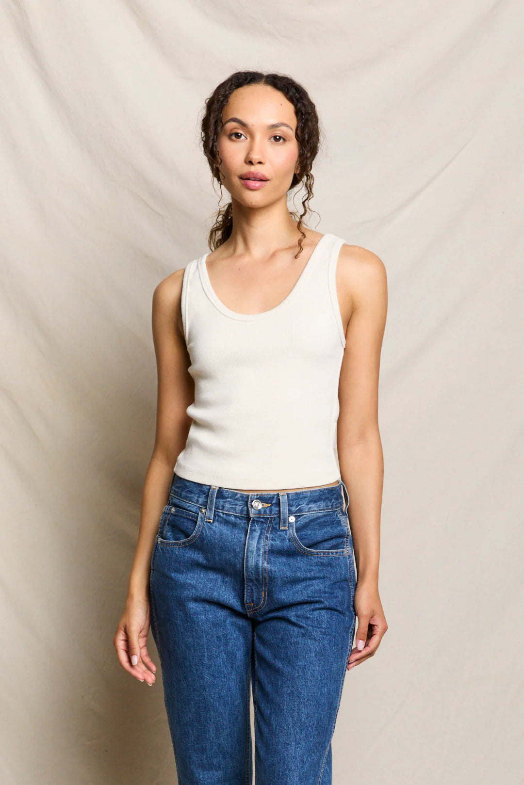 Perfect White Tee Blondie Tank Top
