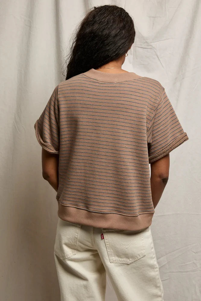 Perfect White Tee Brigg V-Neck Sweatshirt