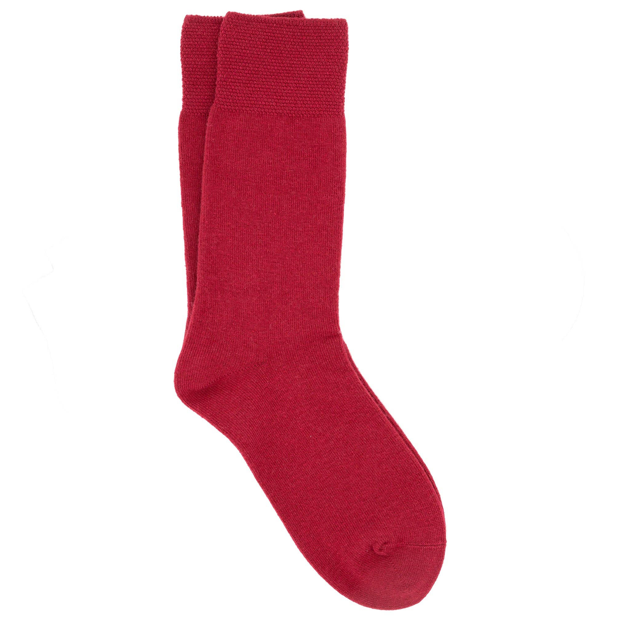 iLux Nuvola Cozy Cashmere Silk Pique Cuff Crew Socks 1602