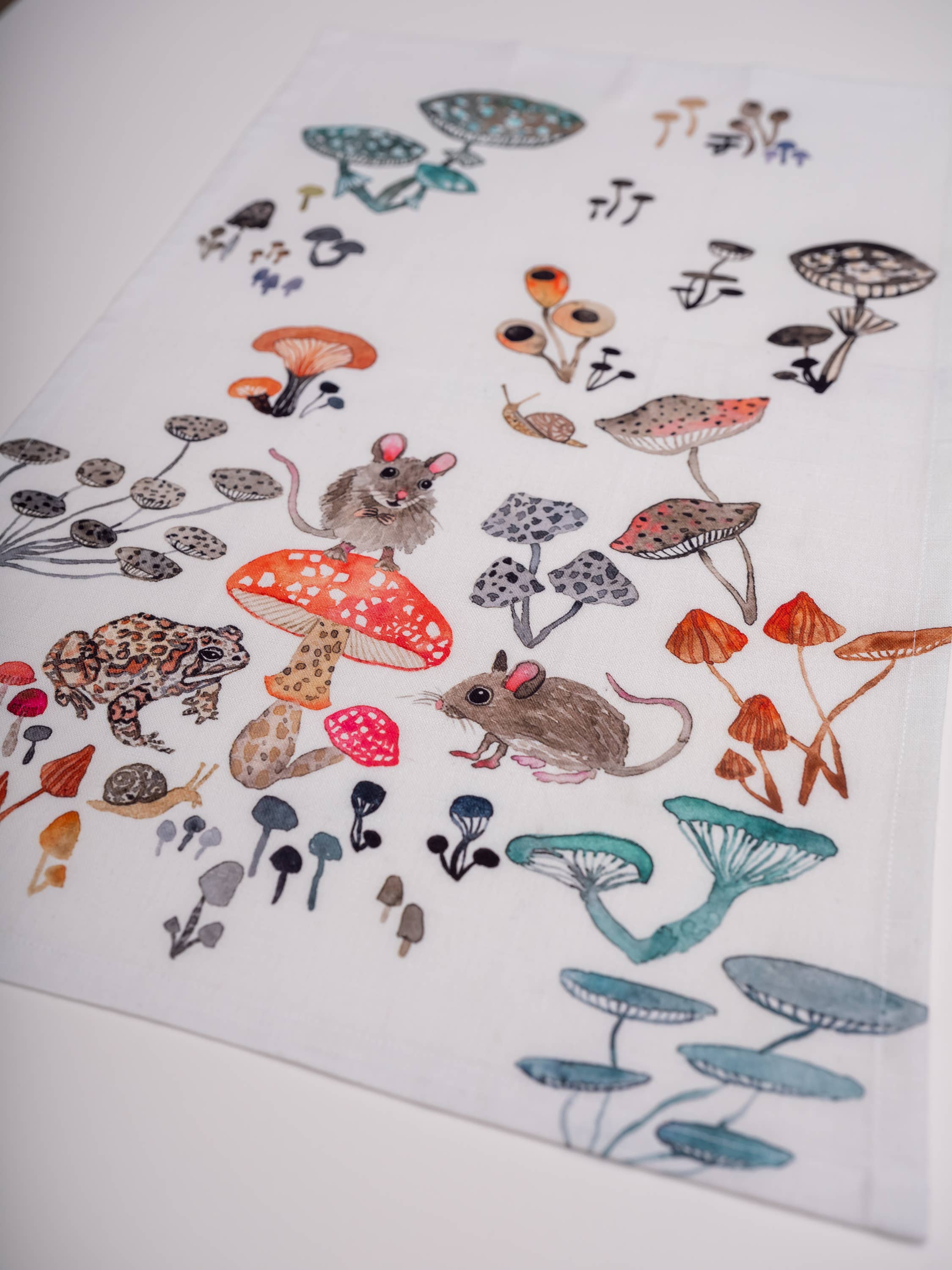 Betsy Olmsted Tea Towel - Field Mice