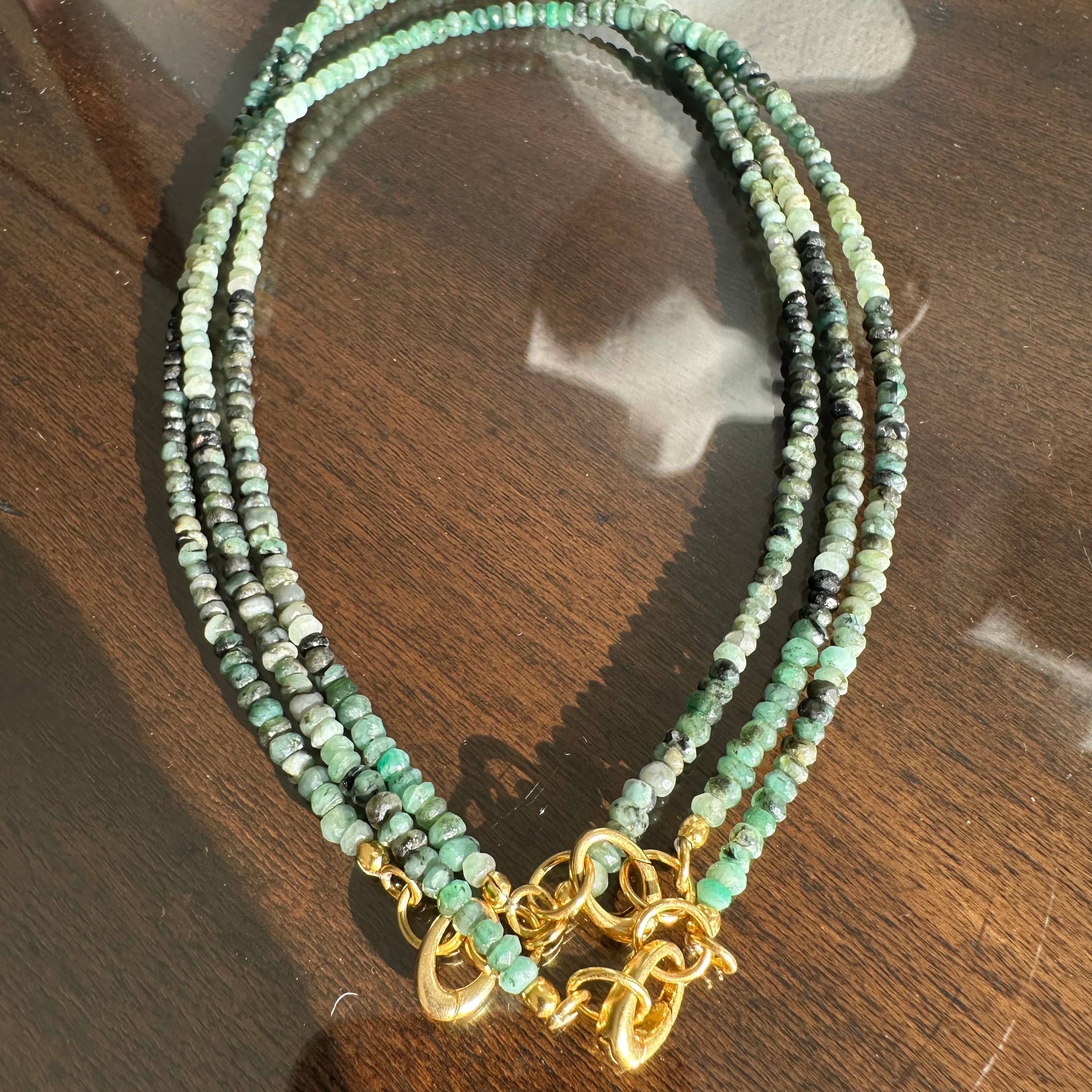 Anokhi Green Emerald Necklace NK16C11