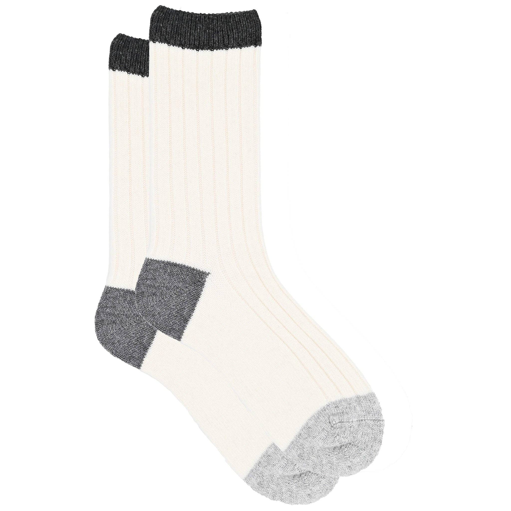 iLux Trina Cozy Cashmere Silk 4 Color Ribbed Crew Socks 1683