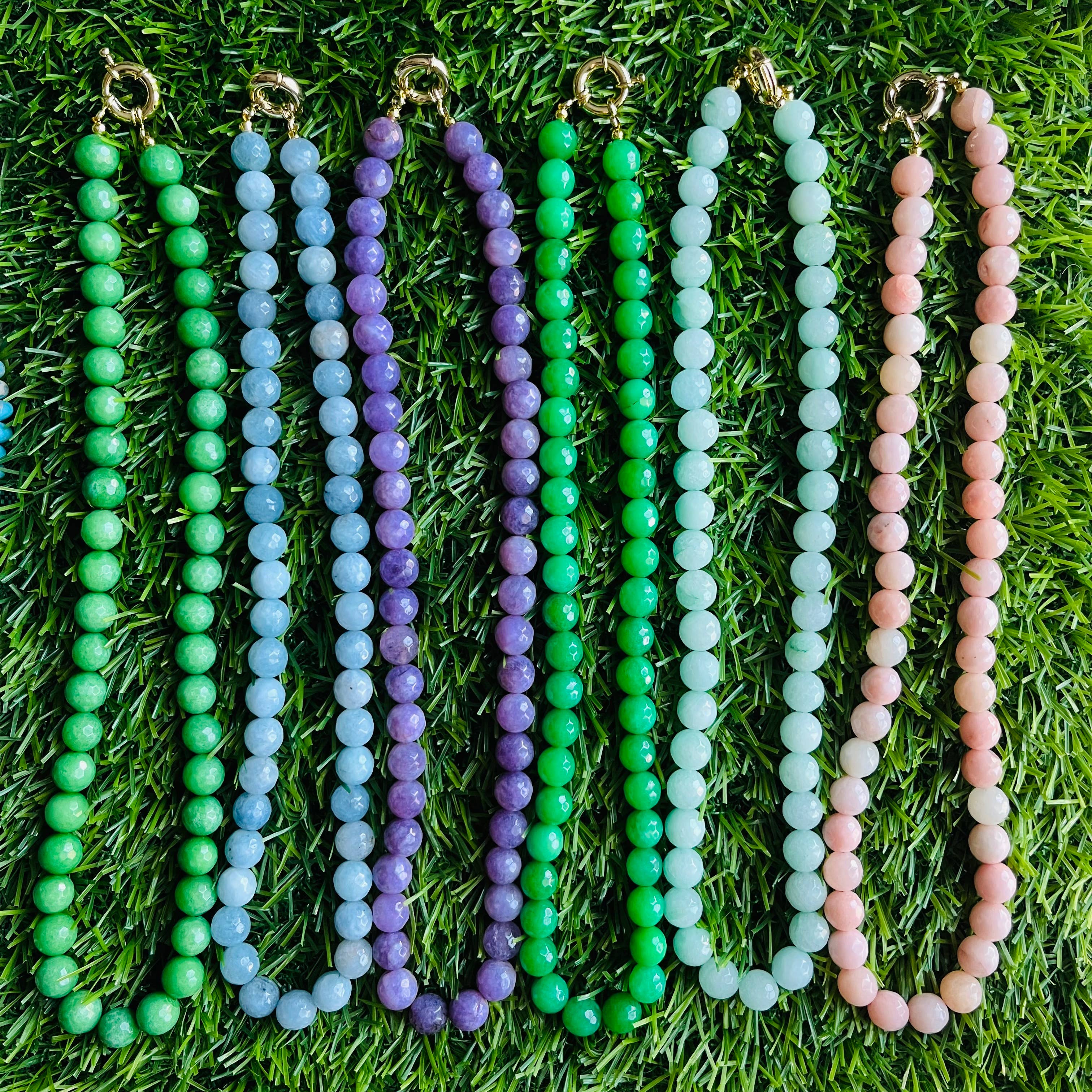 Market and King Gumball Gemstone Necklace