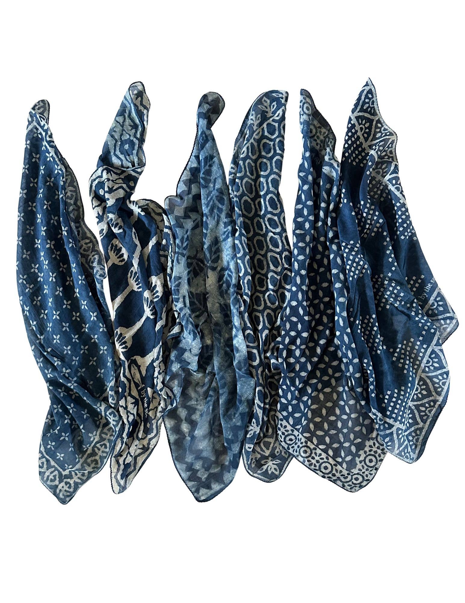 By The Sea Organics Indigo Bandana