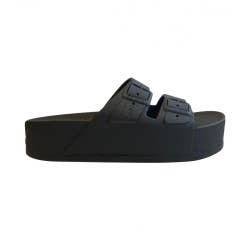 Cacatoès Caipirinha Classic Black Wedge Sandals