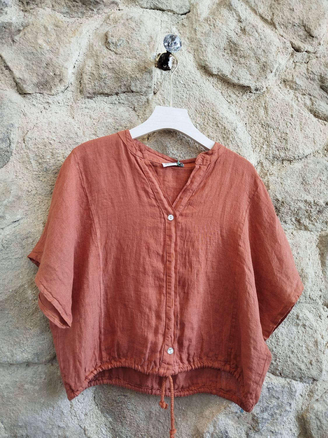 European Linen Blouse 7395