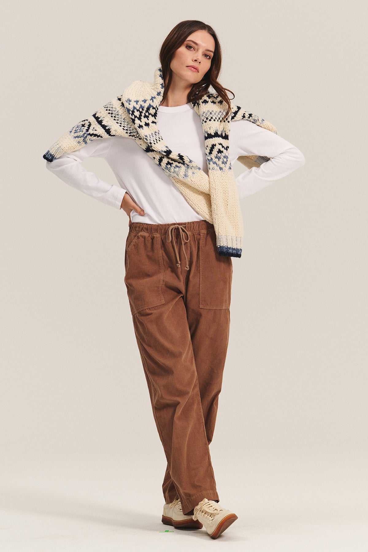 Velvet Aspen Corduroy Drawstring Pant