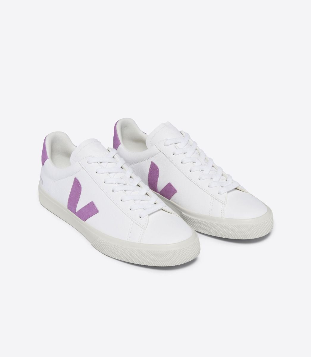 Veja Campo Chromefree Leather White Mulberry