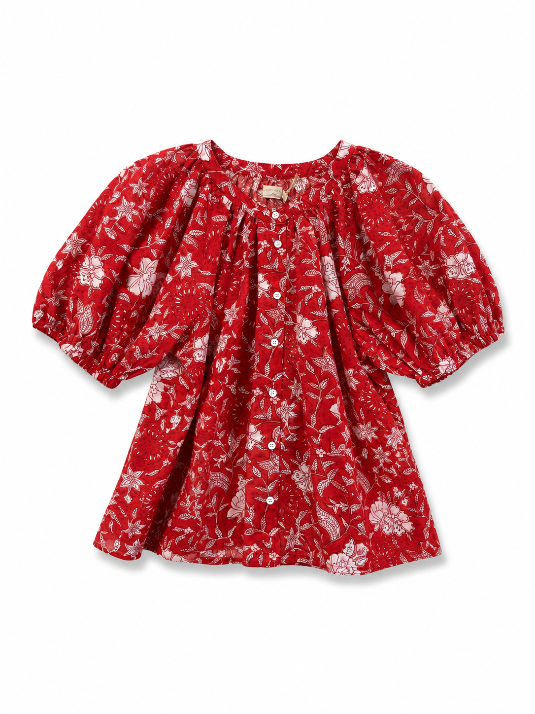 Faherty Voile Lettie Top - Garden Whispers