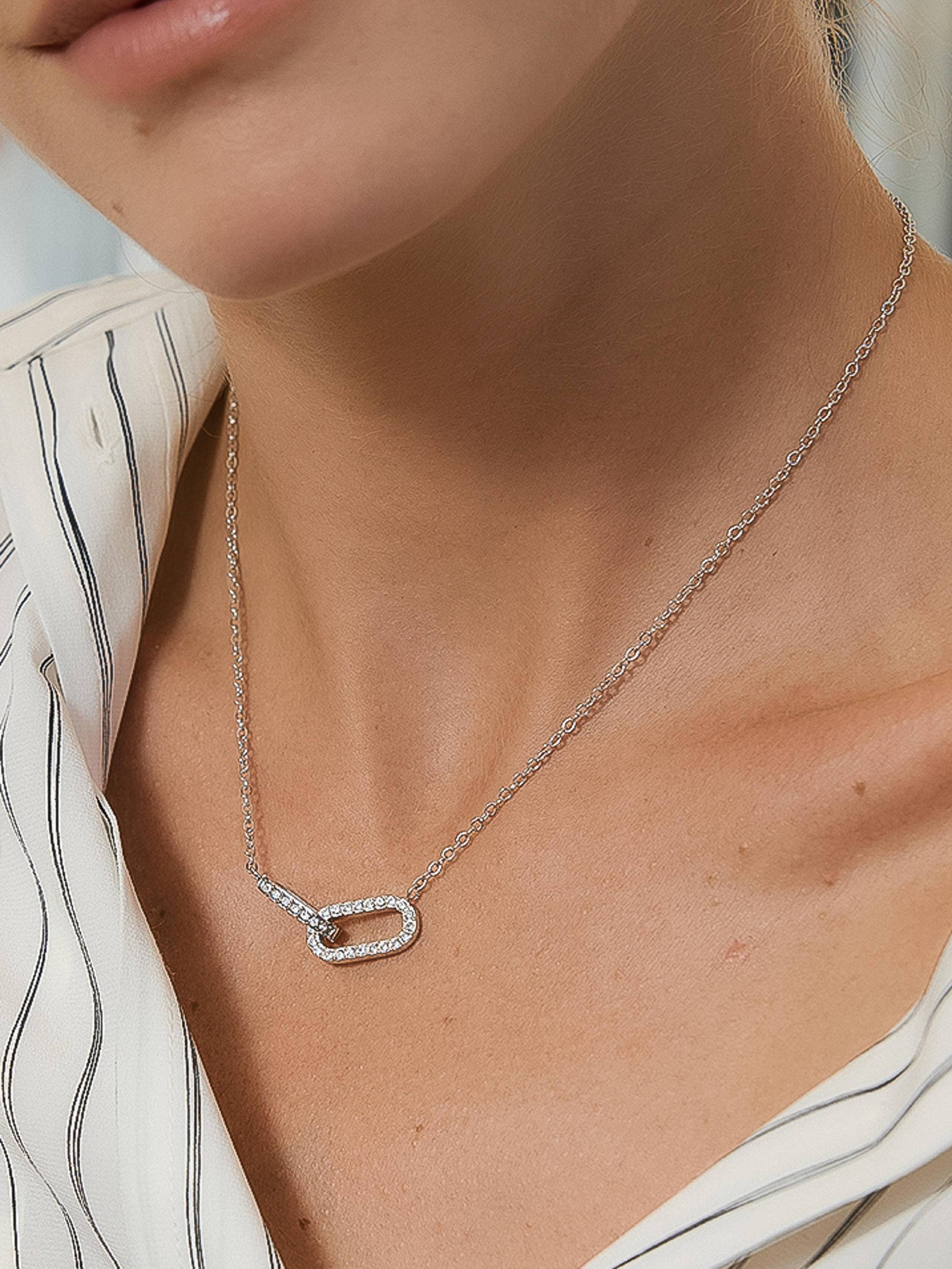 Flânerie Priamo 18K Gold Non-Tarnish CZ Chain Necklace