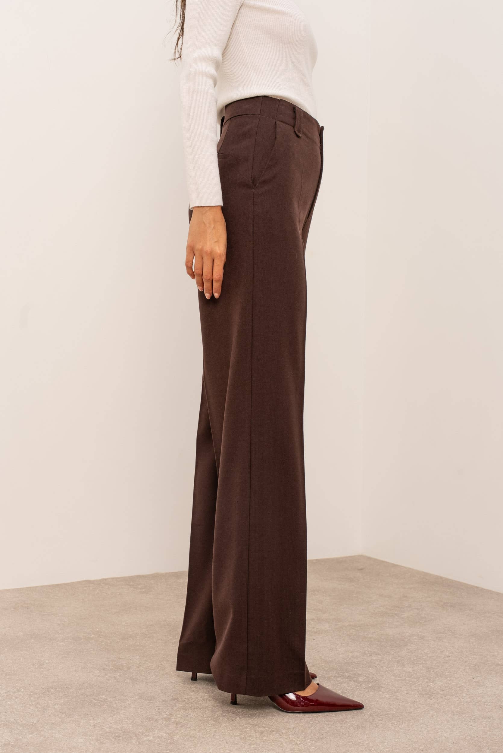 Carmine Paris Straight-Cut Tailored Trousers P-2518