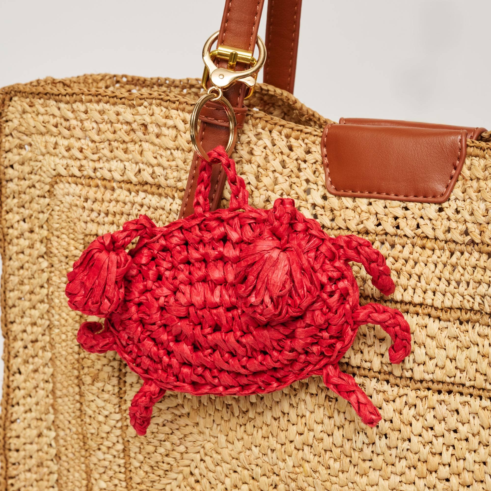 Urban Expressions Crab Keychain/Bag Charm