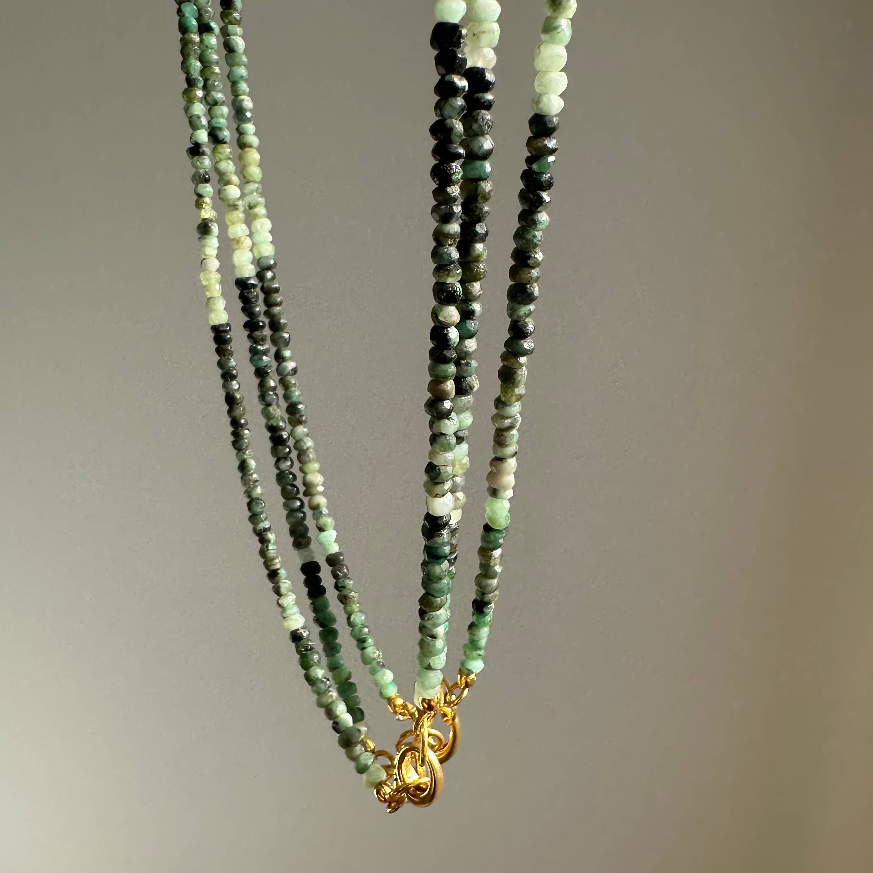 Anokhi Green Emerald Necklace NK16C11