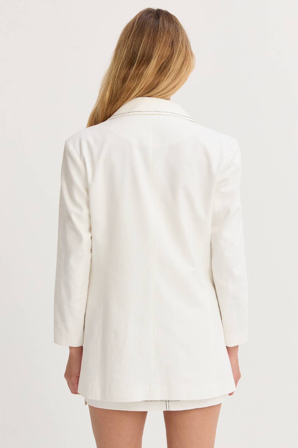 Crescent Renata Contrast Stitch Blazer CJ7716