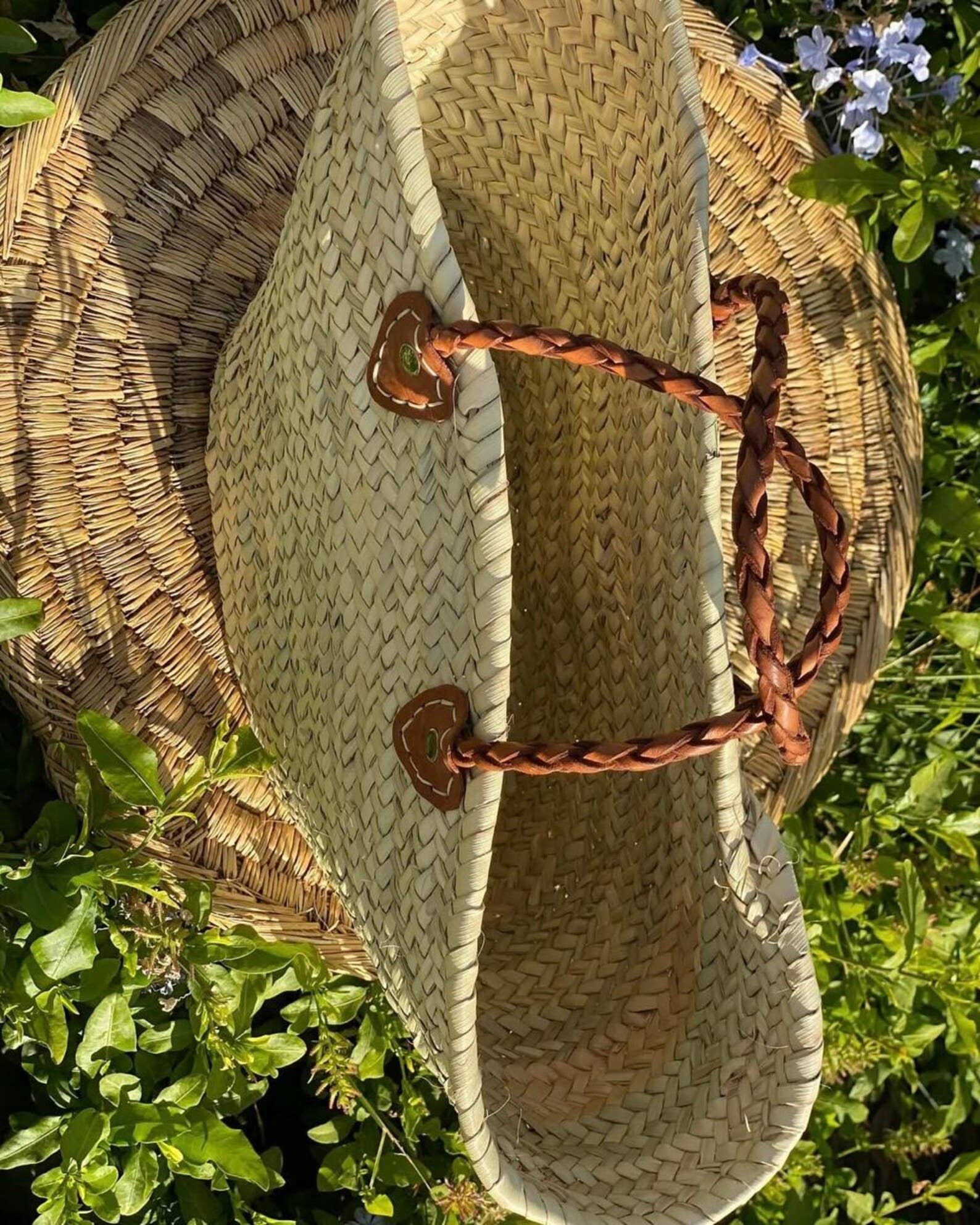 French Market Bags Handwoven Market & Beach Bag #13
