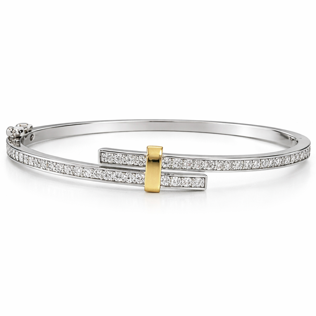 Sahira Sawyer Two Tone Bracelet